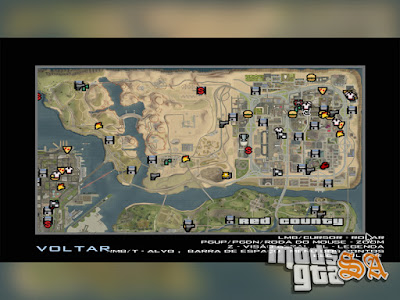 Mod Mapa e Radar Detalhado para GTA San Andreas